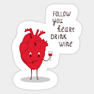 Love wine Sticker